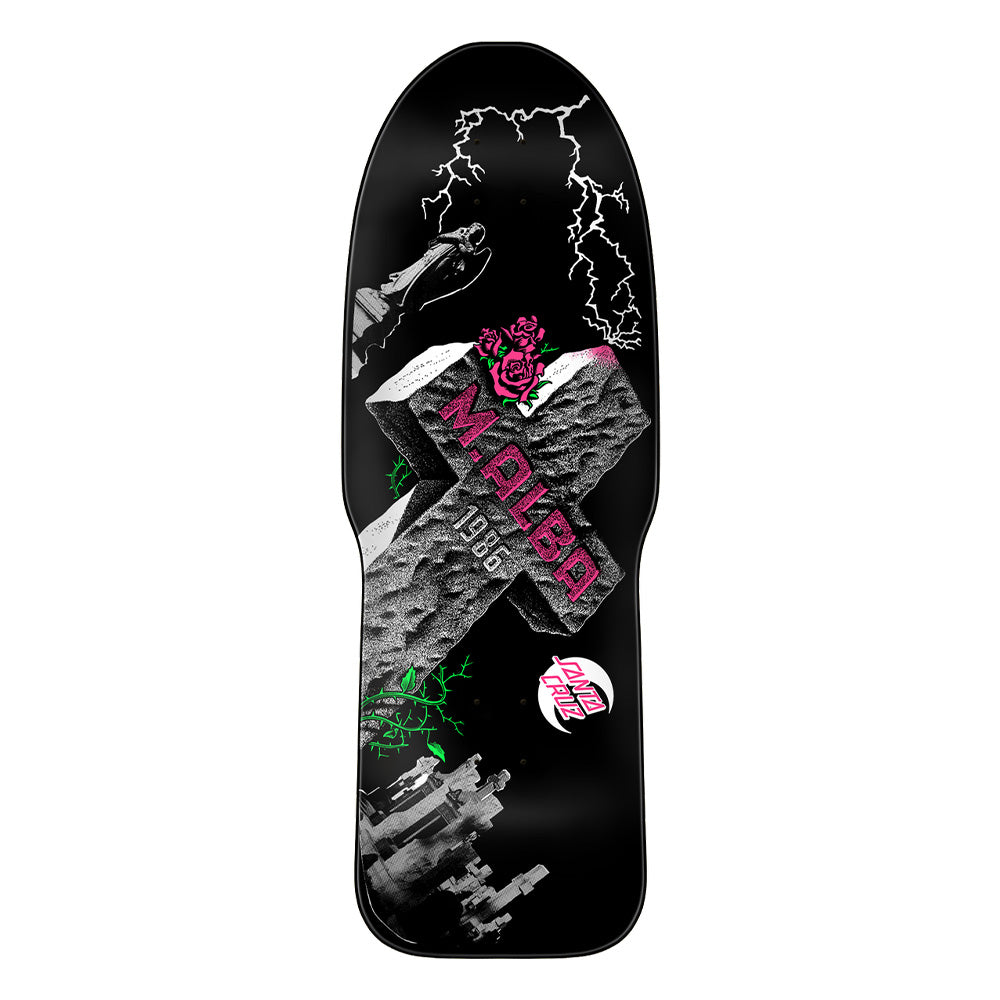 10.24in x 29.72in MALBA TOMBSTONE REISSUE SKATEBOARD DECK