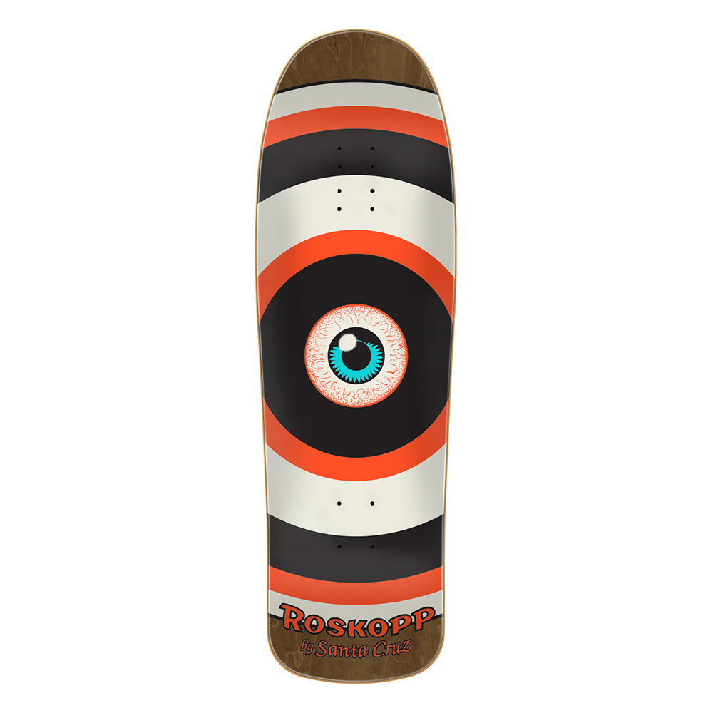 9.62in x 31.54in ROSKOPP TARGET EYE REISSUE SKATEBOARD DECK