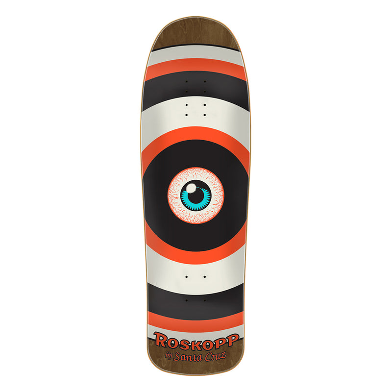 9.62in x 31.54in ROSKOPP TARGET EYE REISSUE SKATEBOARD DECK