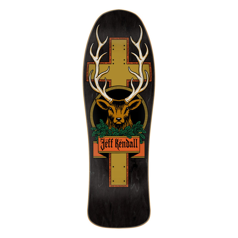 10.18in x 30.99in JGERMEISTER KENDALL DEER REISSUE SKATEBOARD DECK