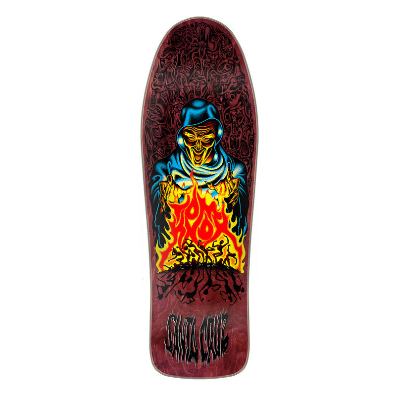 10.7in x 31.275in KNOX FIREPIT REISSUE SKATEBOARD DECK