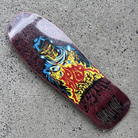 10.7in x 31.275in KNOX FIREPIT REISSUE SKATEBOARD DECK