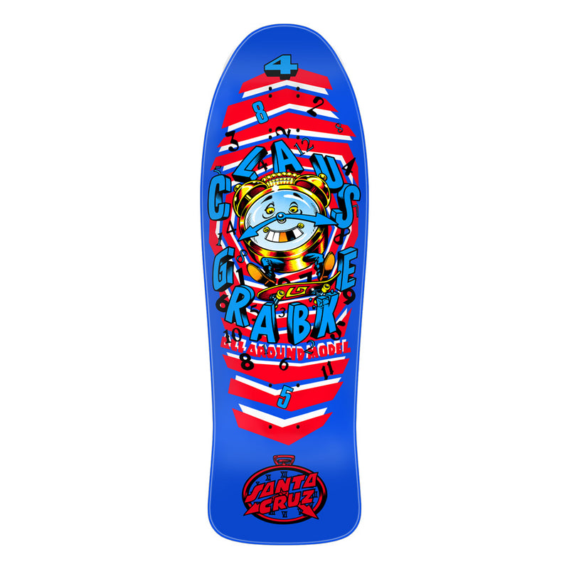 9.89in x 30.94in GRABKE ALL AROUND RE-ISSUE SKATEBOARD DECK