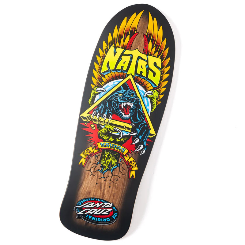 10.538in x 30.23in NATAS SC PANTHER RE-ISSUE SKATEBOARD DECK