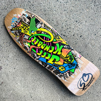9.69in x 29.85in KENDALL GRAFFITI RE-ISSUE SKATEBOARD DECK