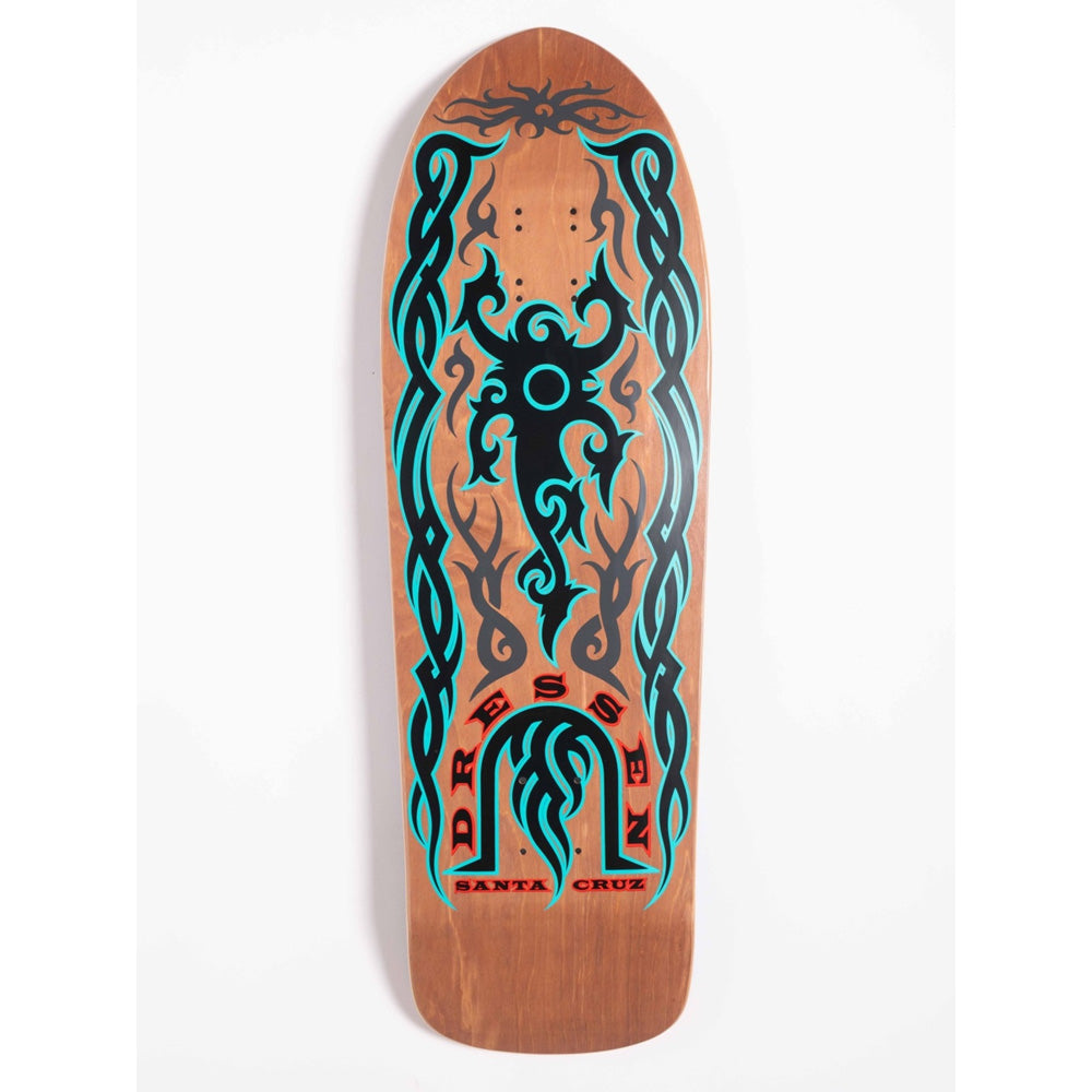 9.9in x 31.4in DRESSEN TRIBAL RE-ISSUE SKATEBOARD DECK