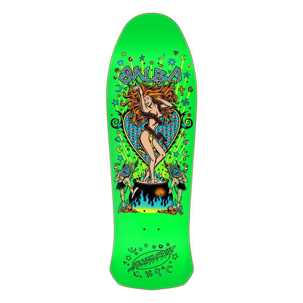 10.4in x 32.0in SALBA WITCH DOCTOR RE-ISSUE SKATEBOARD DECK