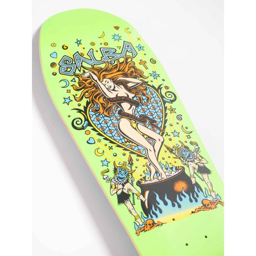 10.4in x 32.0in SALBA WITCH DOCTOR RE-ISSUE SKATEBOARD DECK