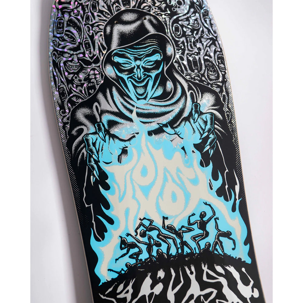10.07in x 31.275in KNOX FIREPIT REISSUE SKATEBOARD DECK