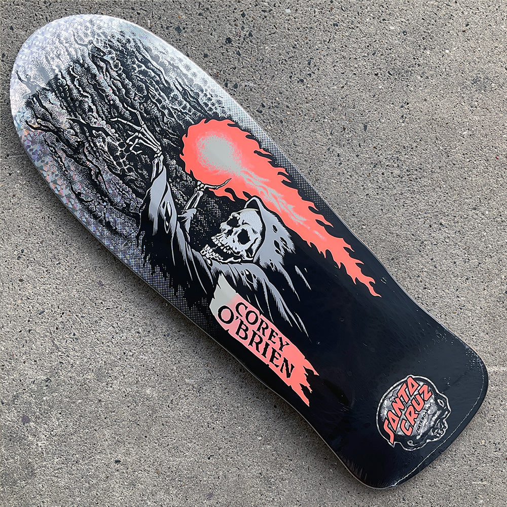 9.85in x 30.0in OBRIEN REAPER REISSUE SKATEBOARD DECK