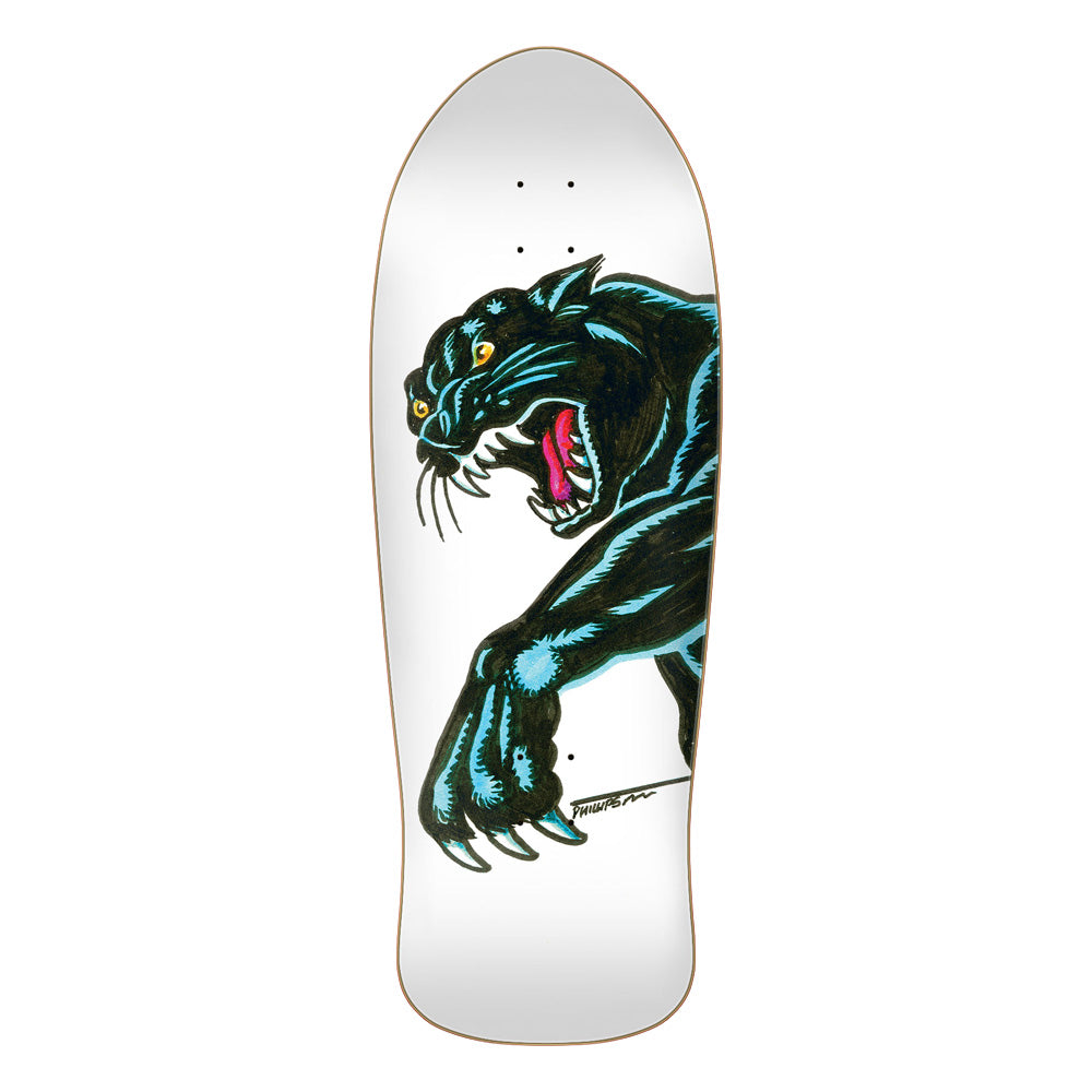 10.54in x 30.14in NATAS SKETCH PANTHER RE-ISSUE SKATEBOARD DECK