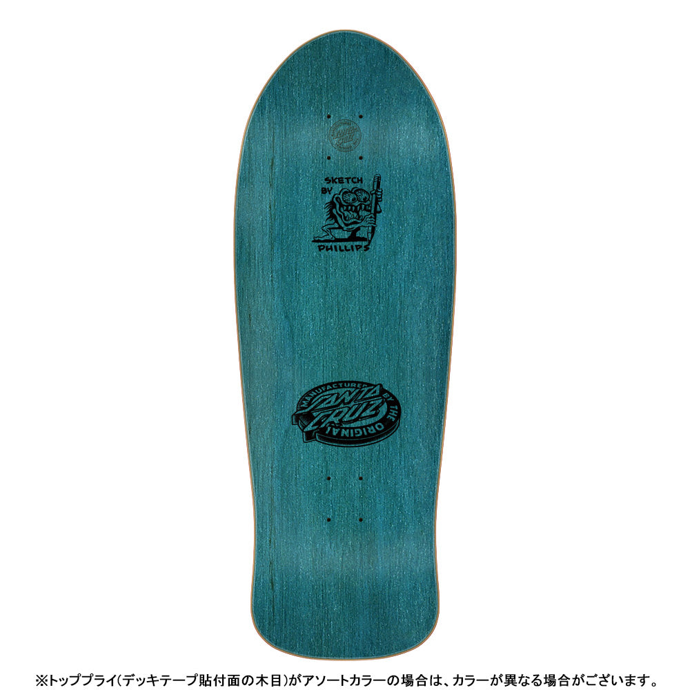 10.54in x 30.14in NATAS SKETCH PANTHER RE-ISSUE SKATEBOARD DECK
