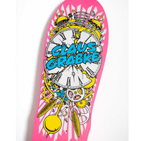 10.04in x 29.83in GRABKE EXPLODING CLOCK REISSUE SKATEBOARD DECK