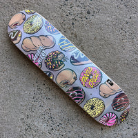 8.2in x 32.0in MCCOY DONUTS TWIN SKATEBOARD DECK