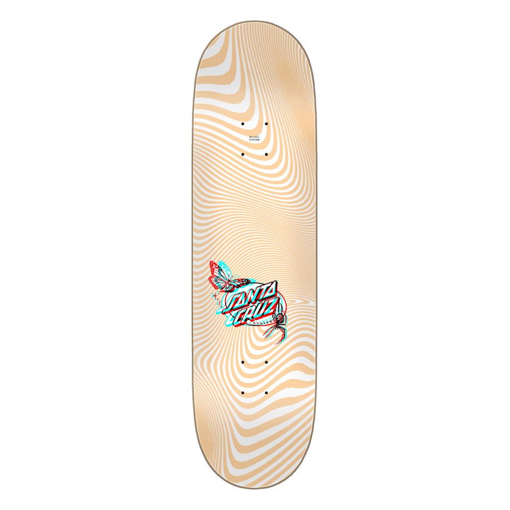 8.5in x 32.2in WOOTEN UNWOUND ANAGLYPH PRO SKATEBOARD DECK