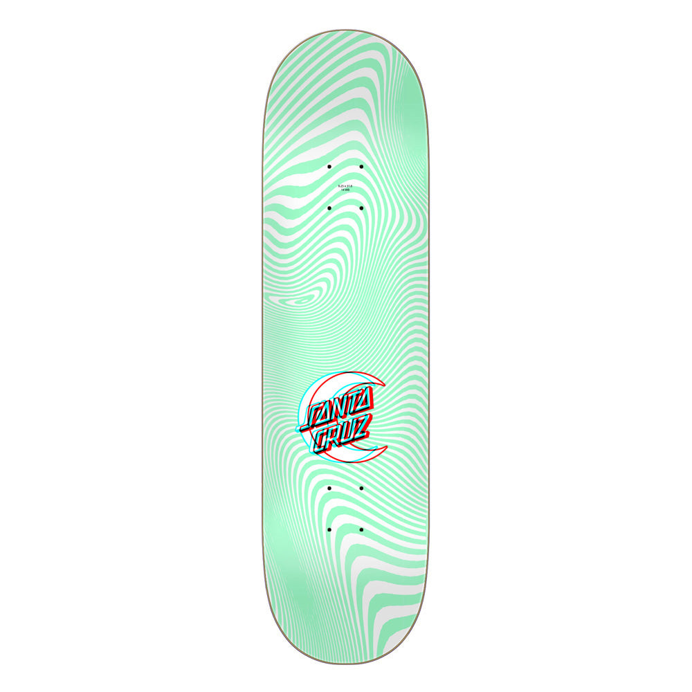 8.25in x 31.6in DELFINO UNWOUND ANAGLYPH PRO SKATEBOARD DECK