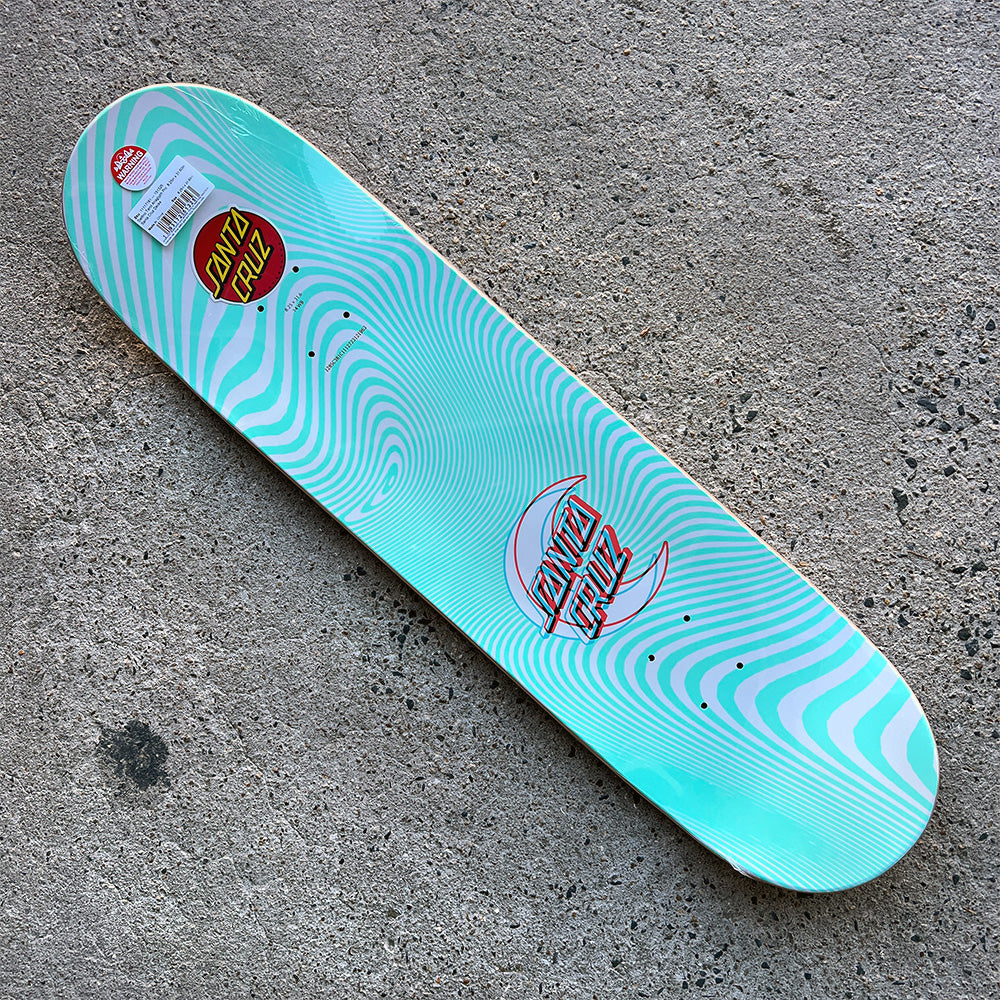 8.25in x 31.6in DELFINO UNWOUND ANAGLYPH PRO SKATEBOARD DECK