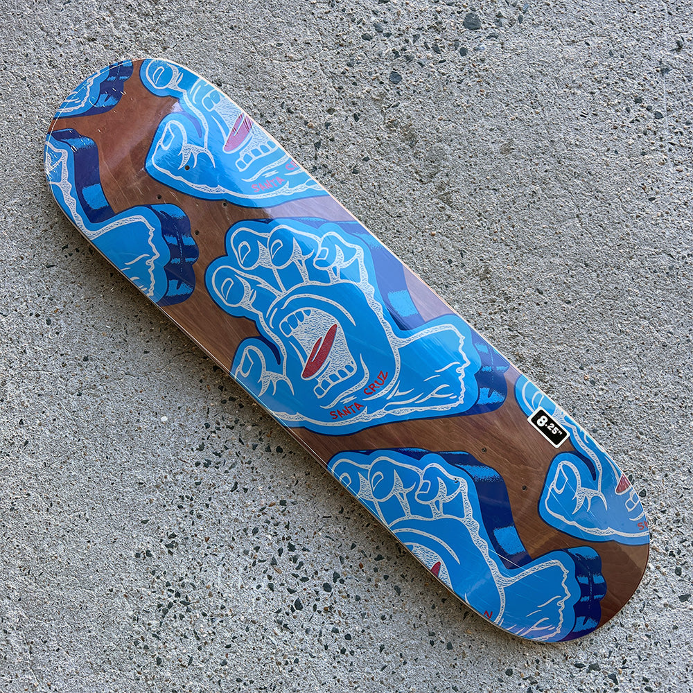 8.25in x 31.8in SCREAMING FOAM HAND BIRCH TEAM SKATEBOARD DECK