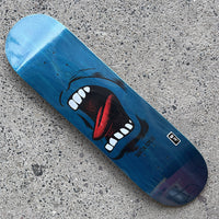 8.25in x 31.8in SCREAMING MOUTH BIRCH TEAM SKATEBOARD DECK