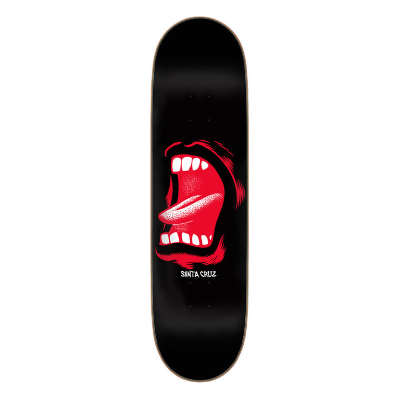 8.5in x 32.2in SCREAMING MOUTH BIRCH TEAM SKATEBOARD DECK