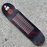 8.25in x 31.8in PACE CHAINSAW SKATEBOARD DECK