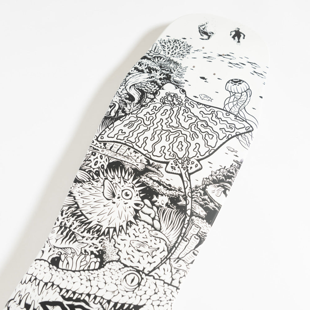 10.34in x 30.54in WINKOWSKI AQUATIC MY COLORWAY PRO SKATEBOARD DECK