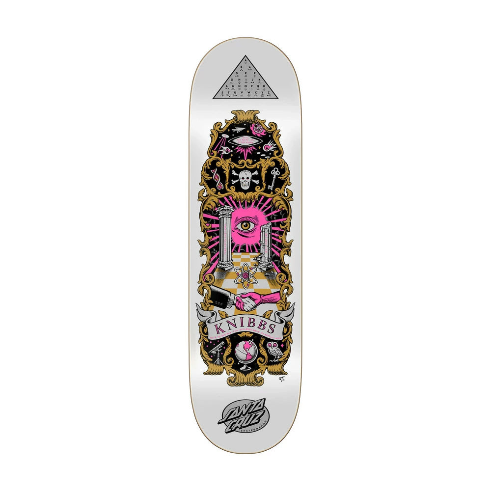 8.5in x 31.6in KNIBBS CRYPTIC PRO SKATEBOARD DECK