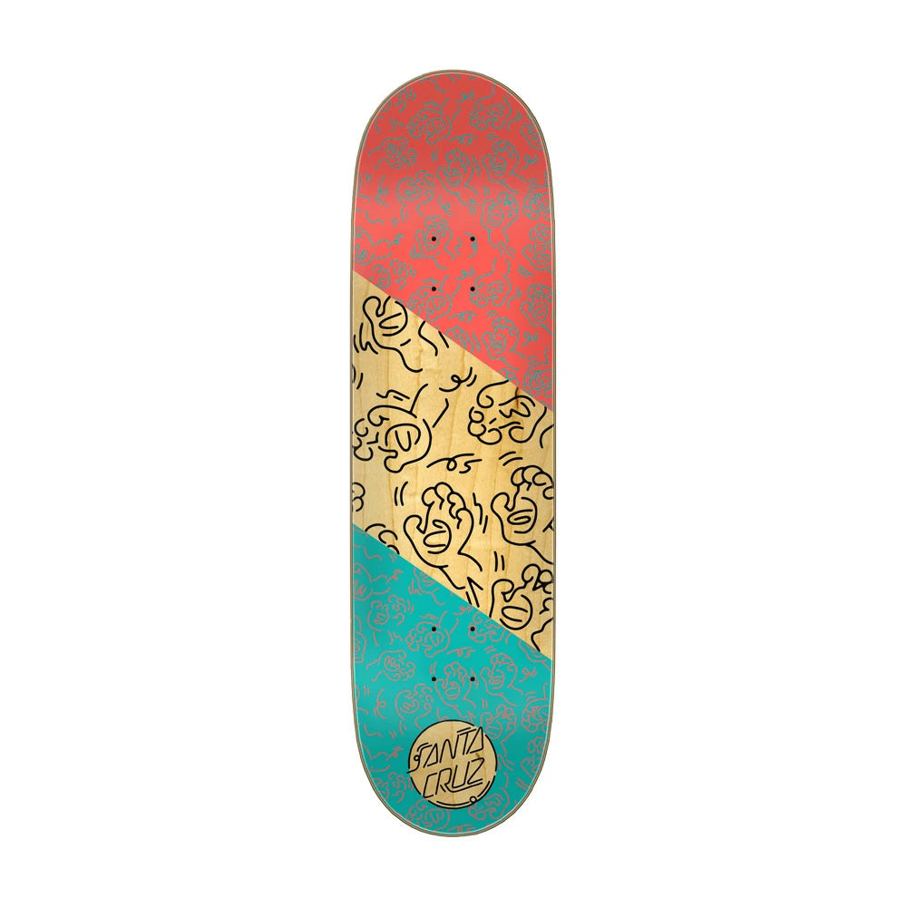 8.5in x 32.2in CONTOUR HAND BIRCH TEAM SKATEBOARD DECK