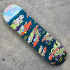 8.0in x 31.6in MEEK SCRATCHED SLASHER TEAM SKATEBOARD DECK