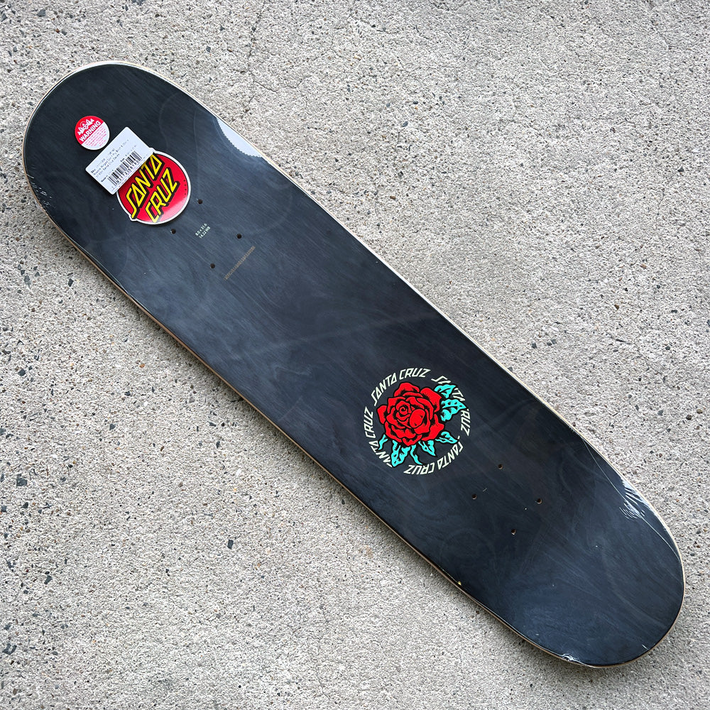 8.0in x 31.6in ROSETTE RINGED DOT BIRCH TEAM SKATEBOARD DECK