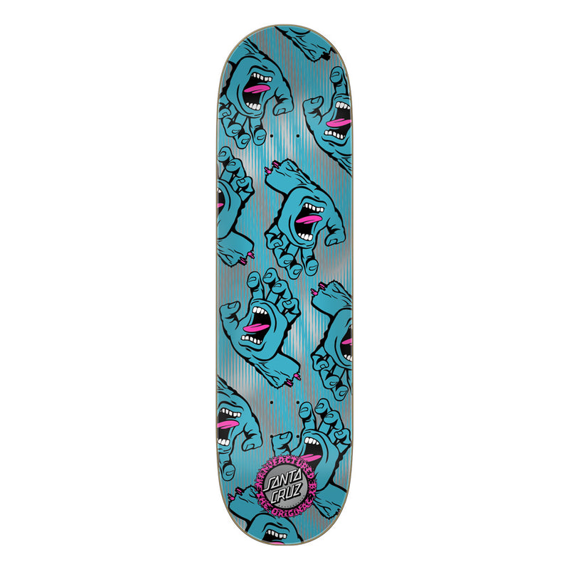 8.25in x 31.8in HANDS ALL OVER BIRCH SKATEBOARD DECK
