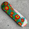 8.0in x 31.6in SCREAMING HIBISCUS BIRCH SKATEBOARD DECK