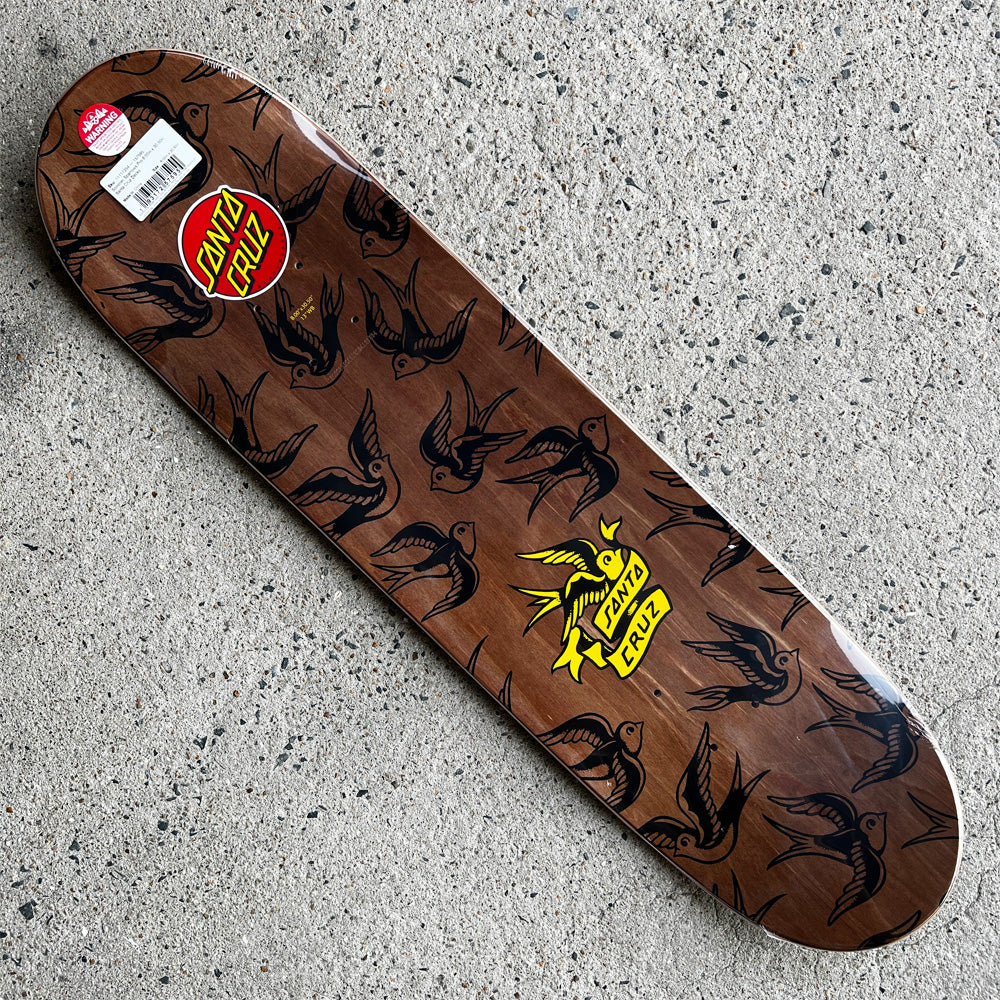 8.0in x 30.5in SOMMER SPARROWS PRO SKATEBOARD DECK