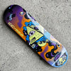 8.5in x 31.6in KNIBBS INVASION HAND PRO SKATEBOARD DECK
