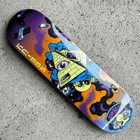 8.5in x 31.6in KNIBBS INVASION HAND PRO SKATEBOARD DECK