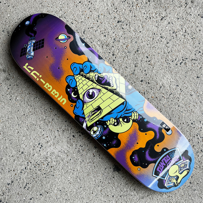 8.5in x 31.6in KNIBBS INVASION HAND PRO SKATEBOARD DECK