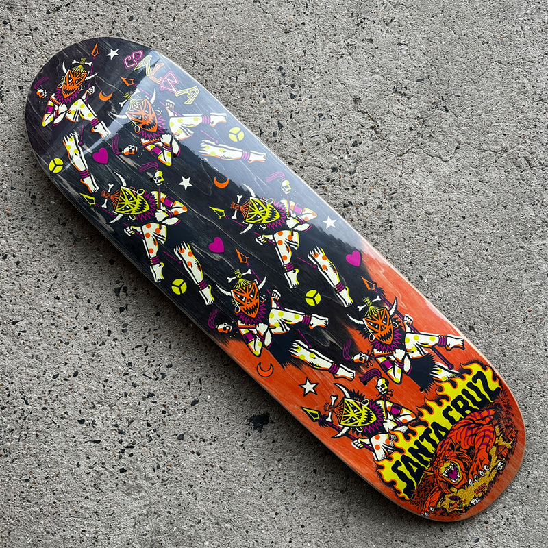 8.8in x 32.08in SALBA FIREDANCE PRO SKATEBOARD DECK