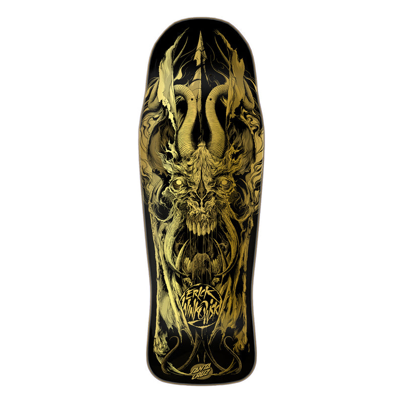 10.34in x 30.54in WINKOWSKI PRIMEVAL GOLD PRO SKATEBOARD DECK