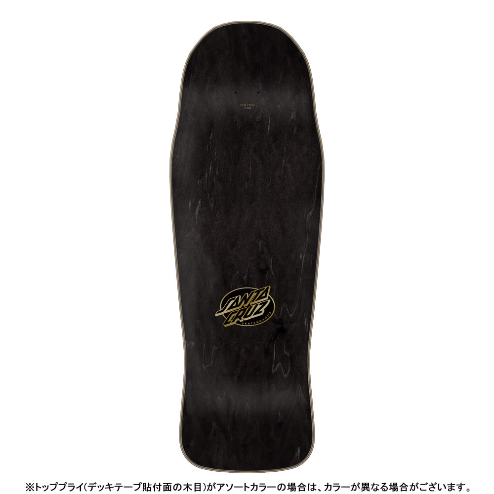 10.34in x 30.54in WINKOWSKI PRIMEVAL GOLD PRO SKATEBOARD DECK