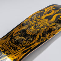 10.34in x 30.54in WINKOWSKI PRIMEVAL GOLD PRO SKATEBOARD DECK