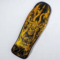 10.34in x 30.54in WINKOWSKI PRIMEVAL GOLD PRO SKATEBOARD DECK
