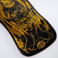 10.34in x 30.54in WINKOWSKI PRIMEVAL GOLD PRO SKATEBOARD DECK