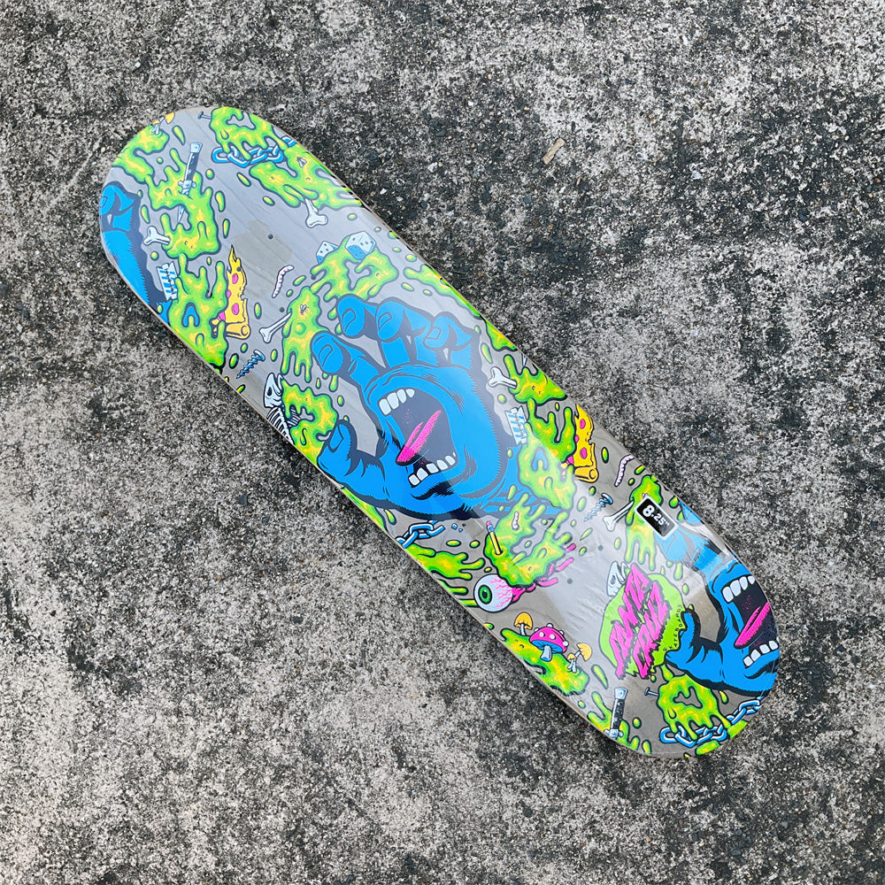 8.25in x 31.8in SLIME SCREAM BIRCH SKATEBOARD DECK