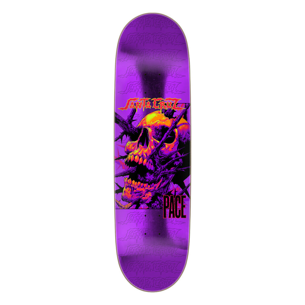 8.7in x 31.825in PACE DEATHTRAP REMIX SKATEBOARD DECK