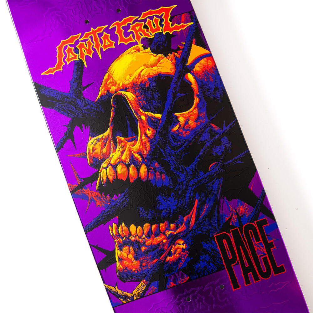 8.7in x 31.825in PACE DEATHTRAP REMIX SKATEBOARD DECK