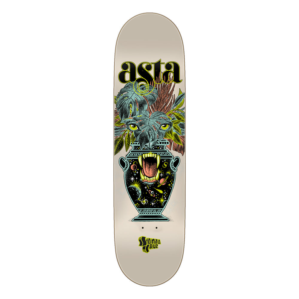 8.2in x 31.6in ASTA COSMIC EYES TWIN SKATEBOARD DECK
