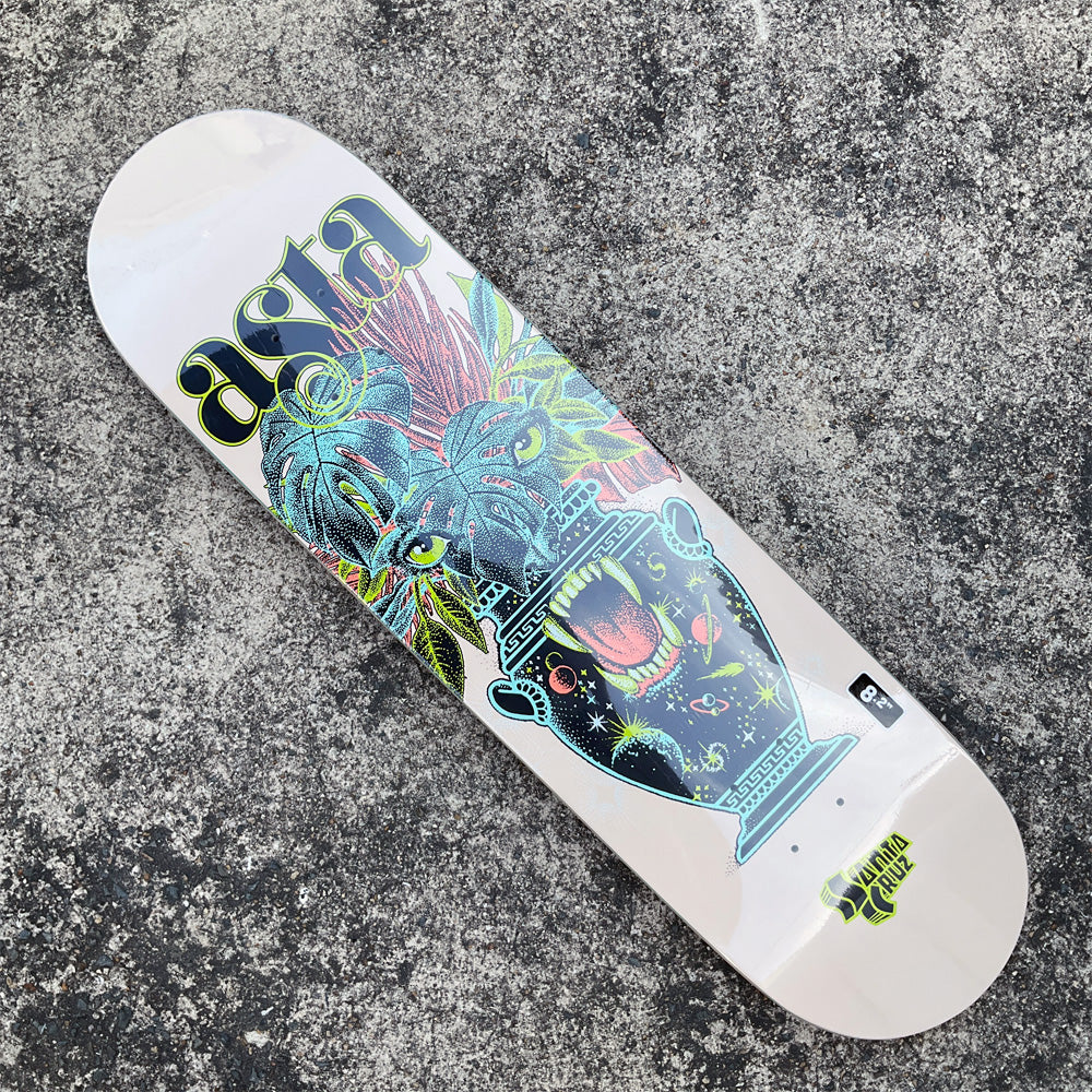 8.2in x 31.6in ASTA COSMIC EYES TWIN SKATEBOARD DECK