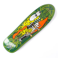 9.23in x 31.67in MEEK PINSTRIPE SLASHER PRO SKATEBOARD DECK