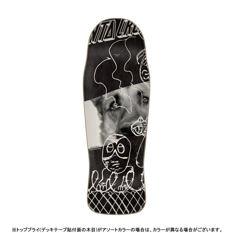 10.34in x 30.54in WINKOWSKI TRIBUTE PRO SKATEBOARD DECK