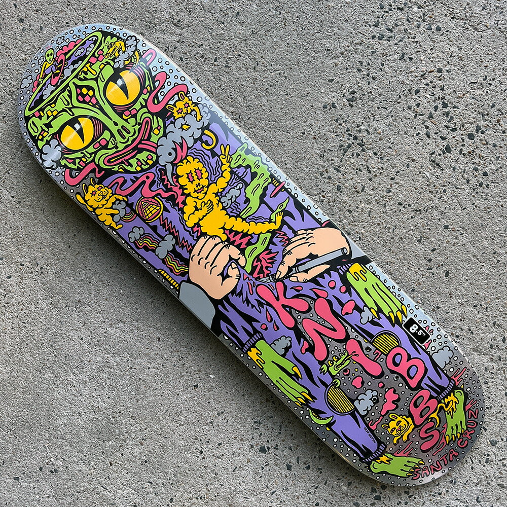 8.5in x 31.6in KNIBBS REPTILIAN PRO SKATEBOARD DECK